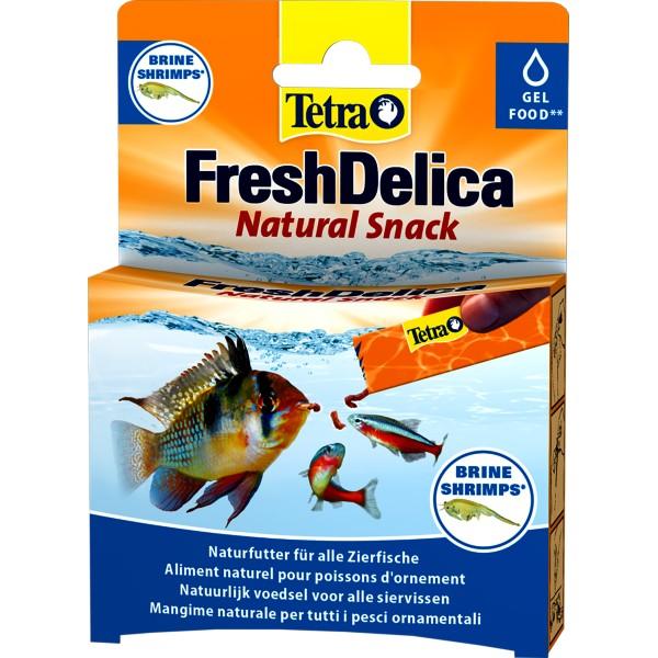 Tetra FreshDelica geléfoder med saltvandsrejer.