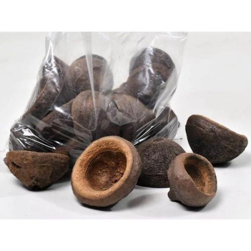 Naturtro kokosnødhuler til akvariedekoration og fiskehjem