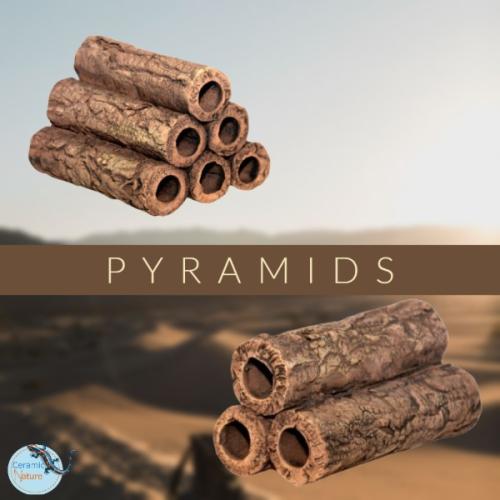 6 stk Pyramiderør fra CeramicNature