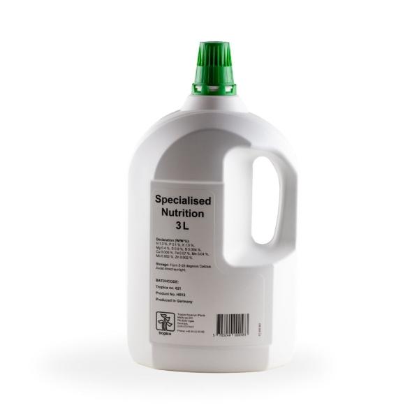 Specialised flydende plantenæring til akvarier