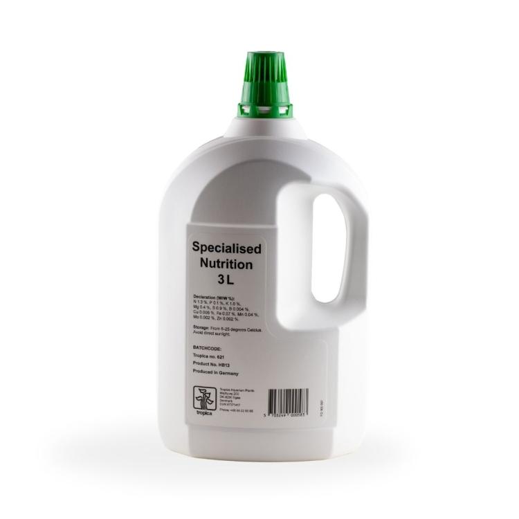 Specialised flydende plantenæring til akvarier