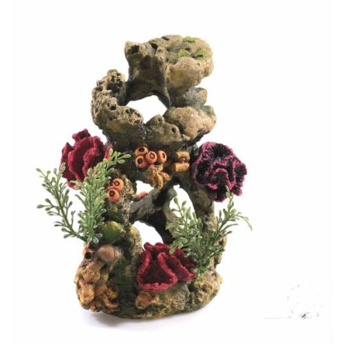 Koralklippe med Farverige Dekorationer