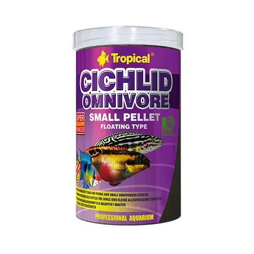 multi-ingrediens flydende granulat til unge og små cichlider.