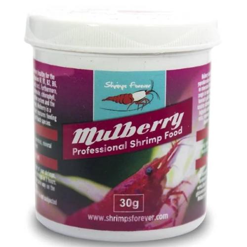 Naturligt reje- og bundfiskefoder på morbærblade