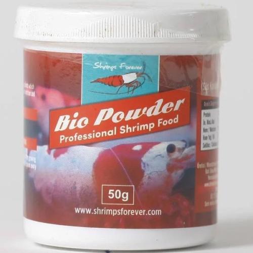 Biopulver med bakterier og mineraler til rejer og akvarier