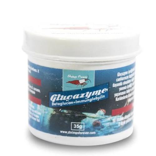 Pulverfoder med beta-glucan og immunoglobulin til rejer