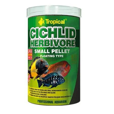 Tropical Cichlid Herbivore små pellets til plantespisende cichlider.