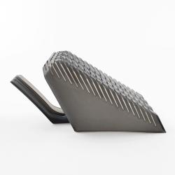 Nærbillede af ventilationshuller og struktur i akvarieskovlen