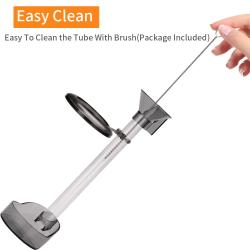 Shrimp Feeding Dish – fodertragt med rør og skål til rejer og fisk