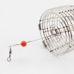 Shrimp Feeding Net Small med foder i vand