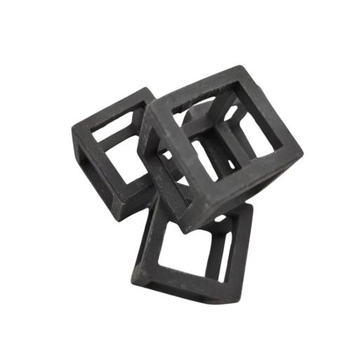 Sæt med 5 små keramiske rejeskjul i mørk farve