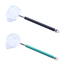 Udtrækkeligt akvarienet med nylonnet til rejer