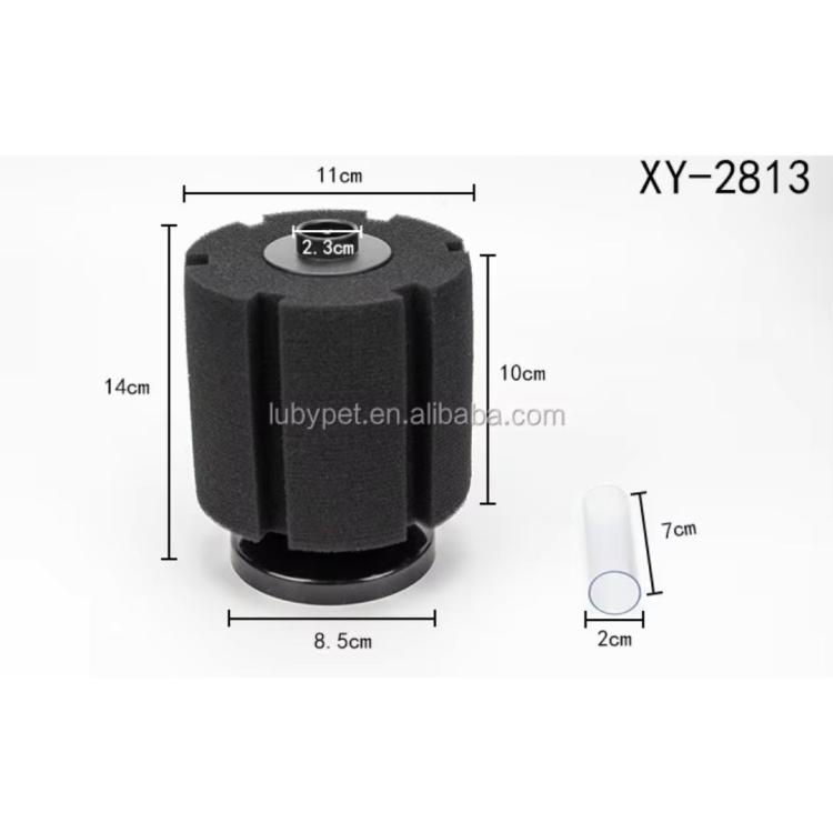 Xinyou XY-2812 svampefilter til akvarium med effektiv biologisk filtrering