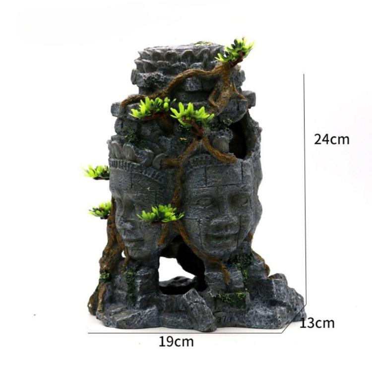 Dekorativ Cambodia Four Buddha statue til akvarium