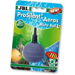Luftsten JBL ProSilent Aeras Micro Ball L, der laver fine luftbobler i akvariet.