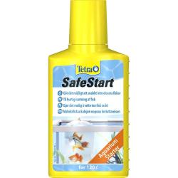 Tetra SafeStart til akvarier: Skab en sund bakteriebalance hurtigt – Perfekt til nye setups. Køb nu på tildinfisk.dk!