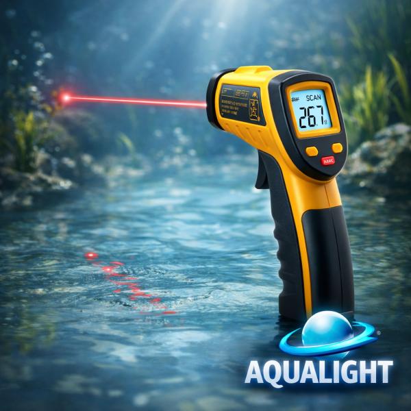 Infrarød laser termometer pistol til akvarie
