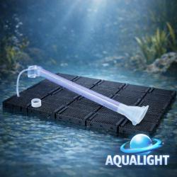 Bundfilter med 10 plader og stigrør fra Aqualight – klassisk biologisk filtrering