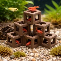Shrimp Hide Cube – keramiske skjul til rejer og små fisk