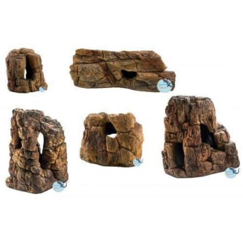 CeramicNature rock hule til akvarie dekoration