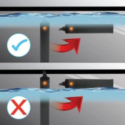 Kompakt Fluval P10 heater 10W til akvarium op til 10L med LED indikator