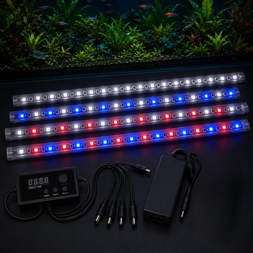 LED akvarielys til 540 - 720 liter. Komplet pakke