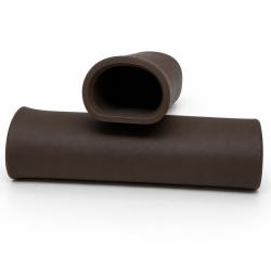 Mallehule med lukket ende. Oval form