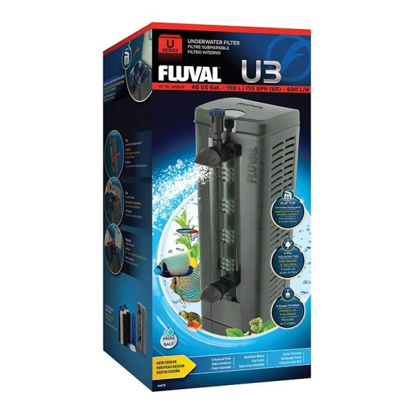 Fluval U3 indvendigt filter til akvarier op til 150 liter