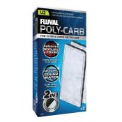 Fluval Poly-Carb filterpatron til U2 filter 2 stk
