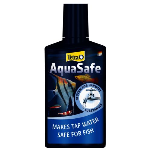 Tetra AquaSafe Vandpleje - Gør hanvand sikkert for fisk. Beskyt med AquaSafe!