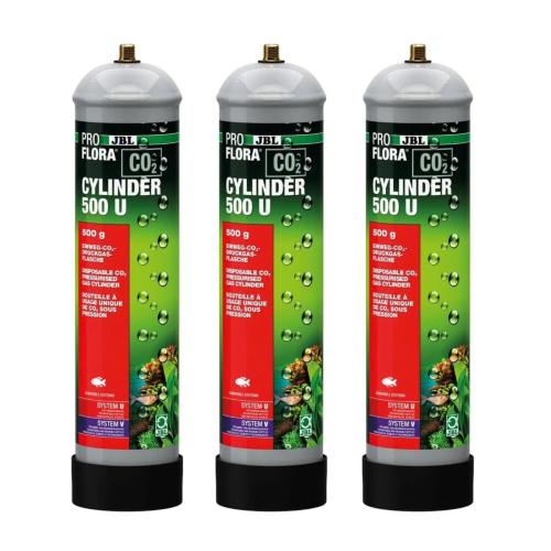 JBL CO2 flasker 3 x 500 g til akvarium