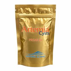 Artemia Koral Premium 100 gram artemiaæg i guldfarvet pose