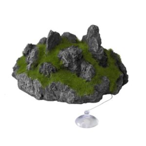 Kunstige flydende sten med sugekop 18 cm